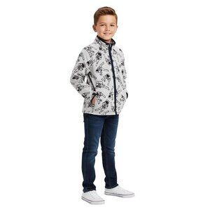 OshKosh B'Gosh Kids Boys Astronaut Full Zip-Front Fleece‎ Cozy Jacket Size 8